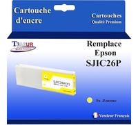 Cartouche Compatible avec Epson SJIC26P- Jaune - 294.3 ML