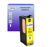 Cartouche compatible avec Epson SureColor SC-T5100, T5100M, T5100N remplace Epson T40D4 - Jaune 56ml