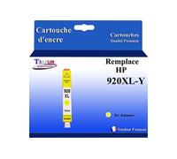 Cartouche compatible avec l'imprimante HP OfficeJet 6500A, 6500A Plus remplace HP 920XL Jaune -
