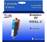 Cartouche compatible avec l'imprimante HP OfficeJet 6800 6812 6815 6820 remplace HP 935XL Cyan - T3AZUR G