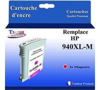 Cartouche compatible avec l'imprimante HP OfficeJet Pro 8000, Pro 8000 Enterprise remplace HP 940XL Magenta - T3AZUR G