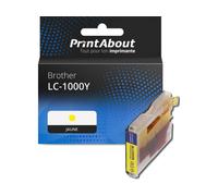 Cartouche compatible Brother LC-1000Y - Jaune