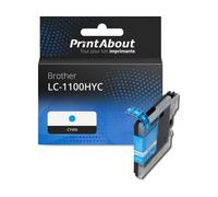 Cartouche compatible Brother LC-1100HYC - Cyan - Grande capacité