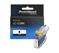 Cartouche compatible Brother LC-123BK - Noir