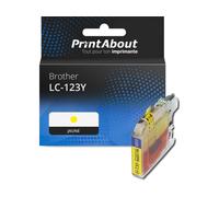 Cartouche compatible Brother LC-123Y - Jaune