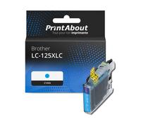 Cartouche compatible Brother LC-125XLC - Cyan - Grande capacité
