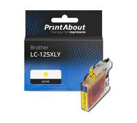 Cartouche compatible Brother LC-125XLY - Jaune - Grande capacité