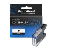 Cartouche compatible Brother LC-1280XLBK - Noir - Grande capacité