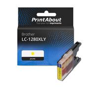 Cartouche compatible Brother LC-1280XLY - Jaune - Grande capacité