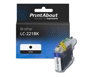 Cartouche compatible Brother LC-221BK - Noir