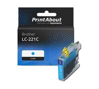 Cartouche compatible Brother LC-221C - Cyan