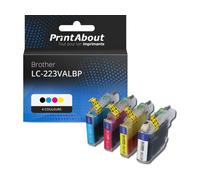 Cartouche compatible Brother LC-223VALBP - 4 couleurs - Multipack