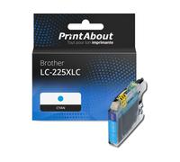 Cartouche compatible Brother LC-225XLC - Cyan - Grande capacité