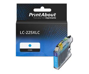 Cartouche compatible Brother LC-225XLC - Cyan - Grande capacité