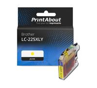 Cartouche compatible Brother LC-225XLY - Jaune - Grande capacité