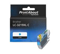 Cartouche compatible Brother LC-3219XL C - Cyan - Grande capacité