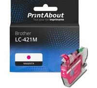 Cartouche compatible Brother LC-421M - Magenta Magenta