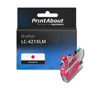 Cartouche compatible Brother LC-421XLM - Magenta - Grande capacité