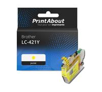 Cartouche compatible Brother LC-421Y - Jaune