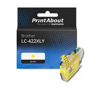 Cartouche compatible Brother LC-422XLY - Jaune - Grande capacité