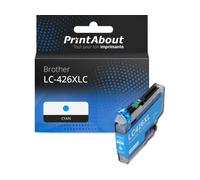 Cartouche compatible Brother LC-426XLC - Cyan - Grande capacité