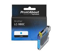 Cartouche compatible Brother LC-980C - Cyan