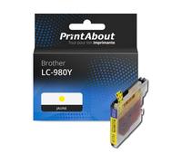 Cartouche compatible Brother LC-980Y - Jaune