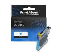 Cartouche compatible Brother LC-985C - Cyan