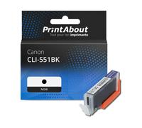 Cartouche compatible Canon CLI-551BK - Noir