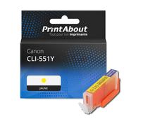 Cartouche compatible Canon CLI-551Y - Jaune