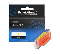Cartouche compatible Canon CLI-571Y - Jaune