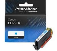 Cartouche compatible Canon CLI-581C - Cyan Cyan