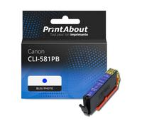 Cartouche compatible Canon CLI-581PB Bleu Photo