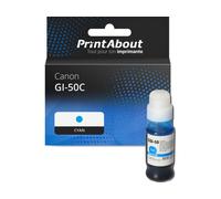 Cartouche compatible Canon GI-50C - Cyan - Grande capacité