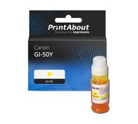 Cartouche compatible Canon GI-50Y - Jaune - Grande capacité