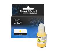 Cartouche compatible Canon GI-56Y - Jaune