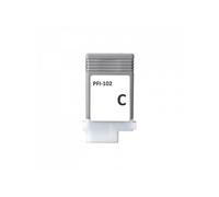 Cartouche compatible - Canon PFI-102C CY - Compatible équivalente à CANON PFI-102 C - Cyan G