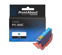 Cartouche compatible Canon PFI-300C - Cyan