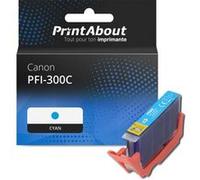 Cartouche compatible Canon PFI-300C - Cyan Cyan