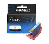 Cartouche compatible Canon PFI-300PC - Cyan photo