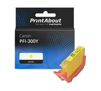 Cartouche compatible Canon PFI-300Y - Jaune