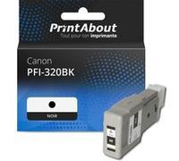 Cartouche compatible Canon PFI-320BK - Noir - Grande capacité Noir