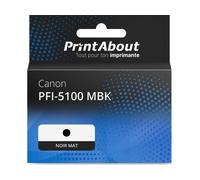Cartouche compatible Canon PFI-5100 MBK - Noir mat