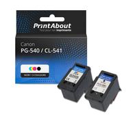 Cartouche compatible Canon PG-540 / CL-541 - Noir + 3 couleurs - Multipack
