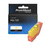 Cartouche compatible Canon PGI-72Y - Jaune