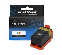Cartouche compatible Dell 592-11329 (X738N) - 3-couleurs