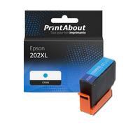 Cartouche compatible Epson 202XL (C13T02H24010) - Cyan - Grande capacité