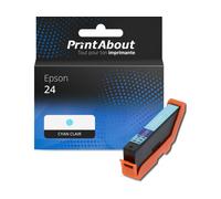 Cartouche compatible Epson 24 (C13T24254012) - Cyan clair