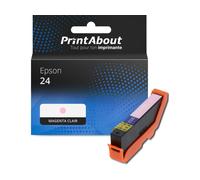 Cartouche compatible Epson 24 (C13T24264012) - Magenta clair