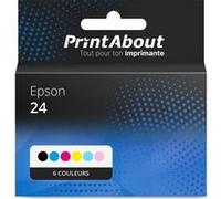 Cartouche compatible Epson 24 (C13T24284012) - 6 couleurs - Multipack 6 couleurs